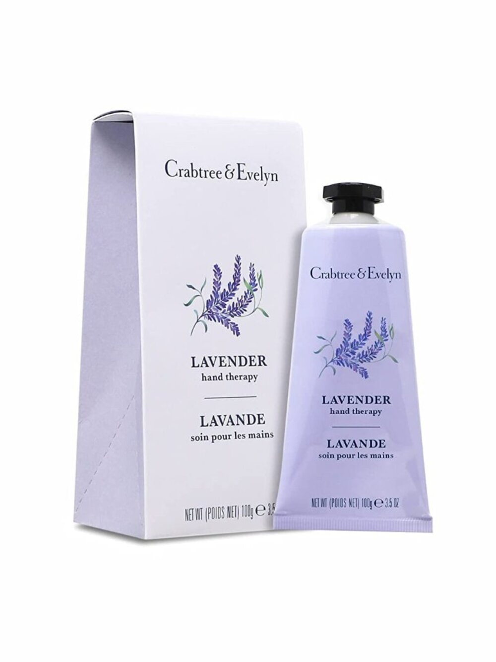 Crabtree & Evelyn Lavender Hand Therapy 3.5 oz New In Box